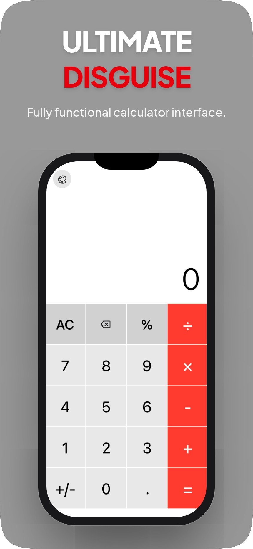 CalcSafe calculator disguise